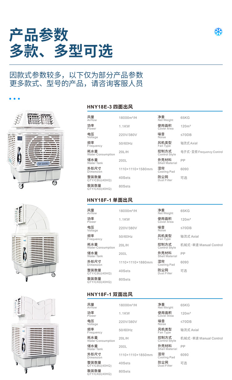 移動式工業冷風機